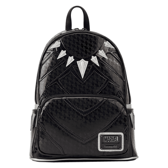 Marvel Metallic Black Panther Cosplay Mini Backpack, Image 1